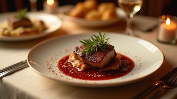 La cuisine de Fabien Ferdinand au restaurant Chazal à Serre Chevalier